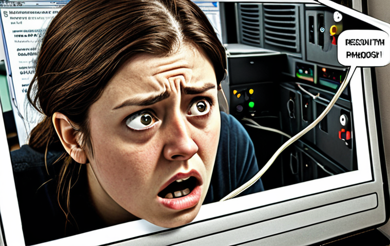 ** A frustrated person staring blankly at a computer screen with an error message about a printer driver issue, surrounded by open manuals and tangled cables. The scene should convey a sense of confusion and overwhelm.

**